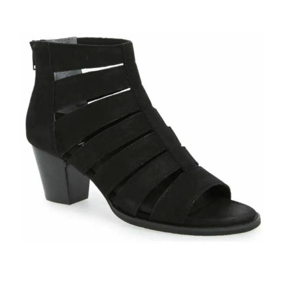 Vionic Harlow Black Ankle Bootie Sandals Size 6.5 - Picture 2 of 9